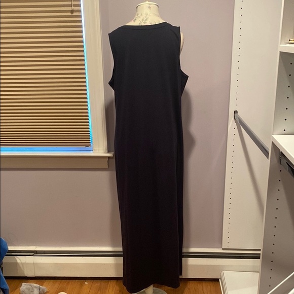Isaac Mizrahi Black Sleeveless Sheath Maxi Dress - Picture 6 of 8